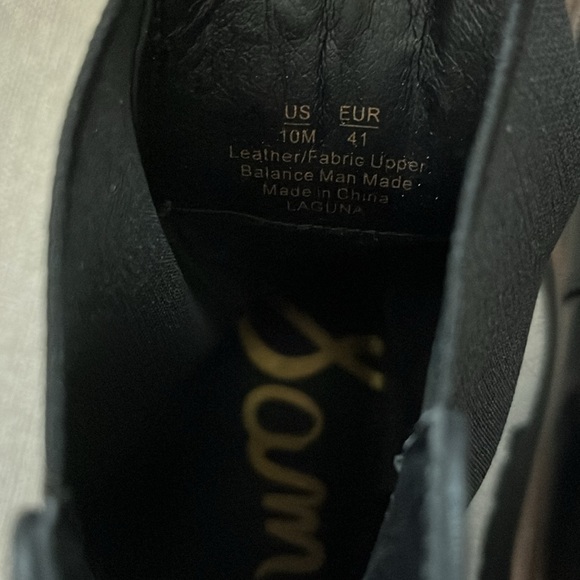 Sam Edelman Laguna Chelsea Boot - Black Lug Sole Size 10 - Picture 9 of 10